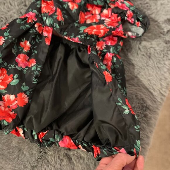 Beautiful Black and Rose Dog Party Dress!  Size Medium, NWT - Picture 4 of 6